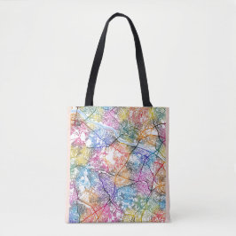 Kawasaki Japan City Map Tote Bag