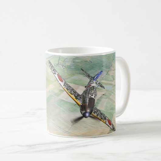 "Kawasaki Ki-61 Hien"mug Koffiemok (Voorkant rechts)