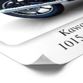 Kawasaki KZ1000 Z1R-motorfiets - Afdruk A3-formaat Poster (Hoek)