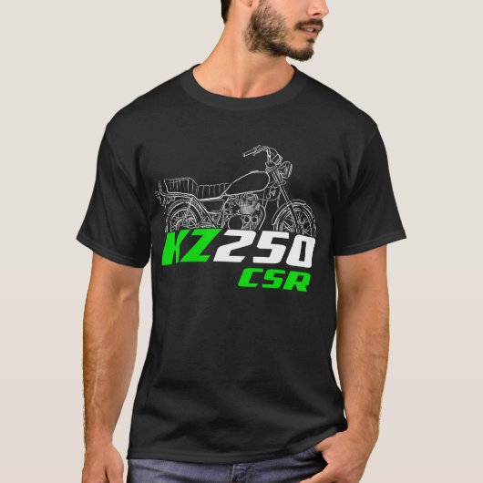 Kawasaki KZ250 CSR 1981-1983 T-shirt (Voorkant)