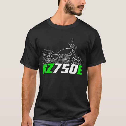 Kawasaki KZ750E 1979-1980 T-shirt (Voorkant)