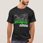 Kawasaki Ninja 1000 2017-2019 T-shirt (Voorkant)