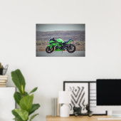 Kawasaki Ninja 300 Poster (Thuiskantoor)