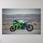 Kawasaki Ninja 300 Poster (Voorkant)
