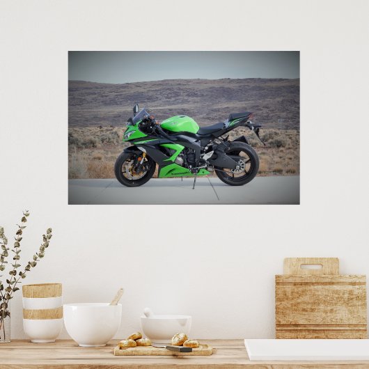 Kawasaki Ninja 636 Poster (Keuken)