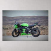 Kawasaki Ninja 636 Poster (Voorkant)