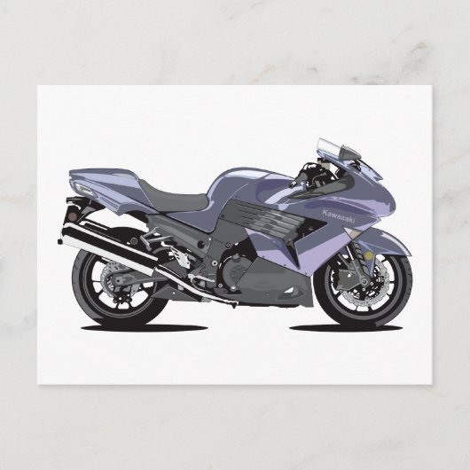 Kawasaki Ninja Briefkaart (Voorkant)