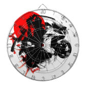 kawasaki ninja dartbord (Voorkant)