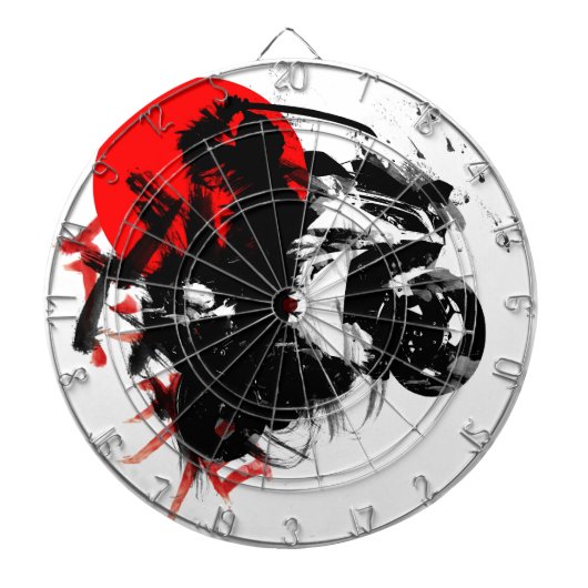 kawasaki ninja dartbord (Voorkant)