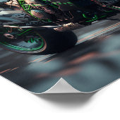 Kawasaki Ninja H2R Poster (Hoek)