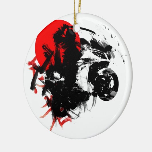 kawasaki ninja keramisch ornament (Links)