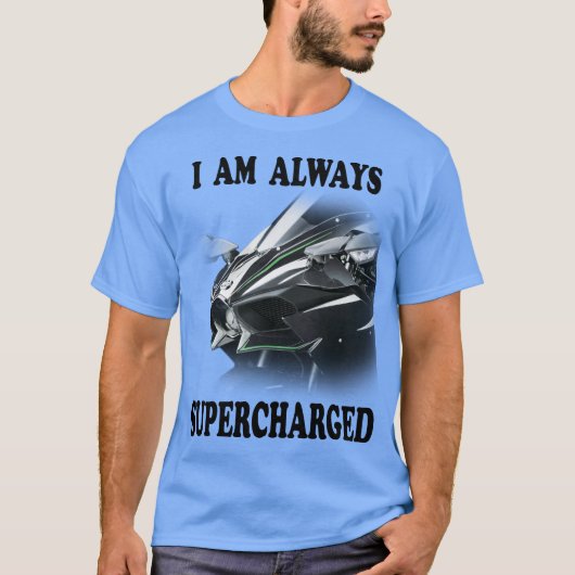 KAWASAKI NINJA MOTORCYCLE T-SHIRT (Voorkant)