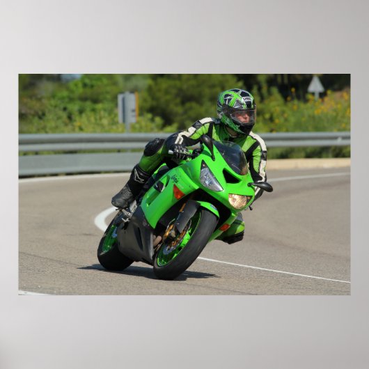 KAWASAKI NINJA POSTER (Voorkant)