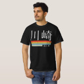 Kawasaki Retro  Stripes T-shirt (Voorkant volledig)