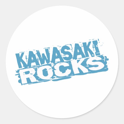 Kawasaki Rocks Sticker (Voorkant)