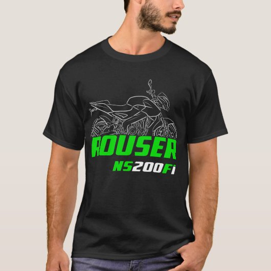 Kawasaki Rouser NS200 Fi 2019-2024 T-shirt (Voorkant)