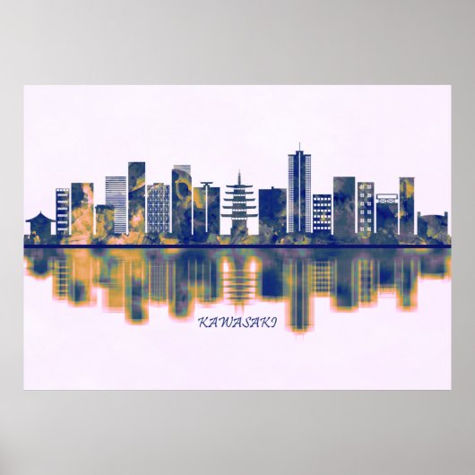 Kawasaki Skyline Poster (Voorkant)
