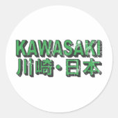 Kawasaki Sticker (Voorkant)