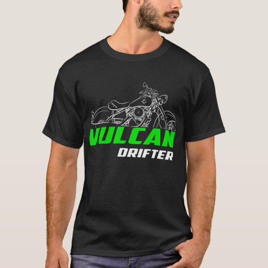 Kawasaki Vulcan 800 Drifter 1999-2006 T-shirt (Voorkant)