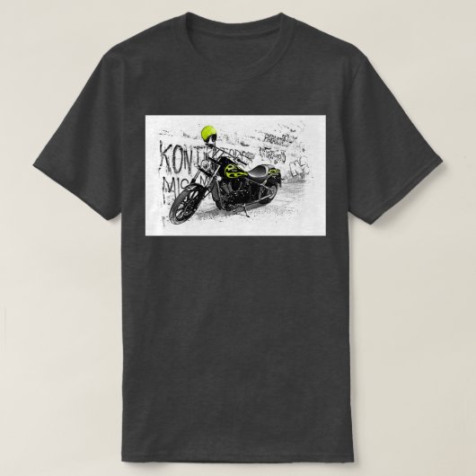 Kawasaki Vulcan 900 motorfiets II T-shirt (Design voorkant)