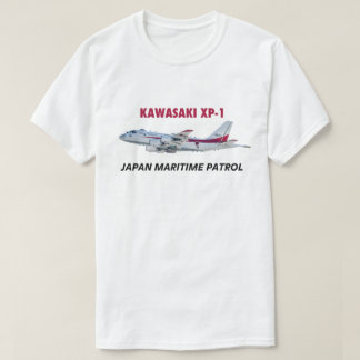 KAWASAKI XP-1 VLIEGTUIG JAPANESE NAVY T-SHIRT