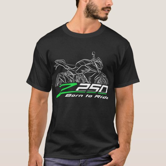Kawasaki Z250 2013-2018 T-shirt (Voorkant)