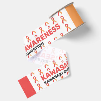 Kawasaki-ziekte bewustzijnspatroonlint grosgrain lint