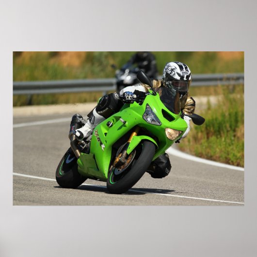 KAWASAKI ZX6R POSTER (Voorkant)
