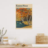 Kawase Hasui - Autumn at Oirase - Japanese Poster (Keuken)