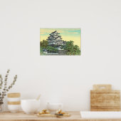 Kawase Hasui Pacific Transport Lines Himeji Castle Poster (Keuken)