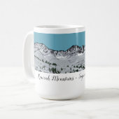 Kaweah Mountains - Nationaal Park Sequoia Koffiemok (Voorkant links)