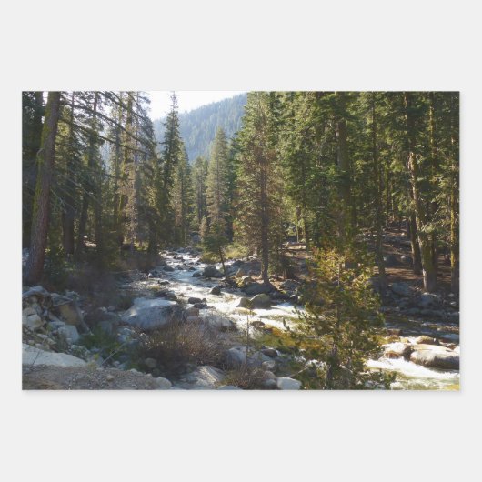 Kaweah River in Sequoia Inpakpapier Vel (Voorkant)