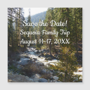 Kaweah River in Sequoia Save the Date
