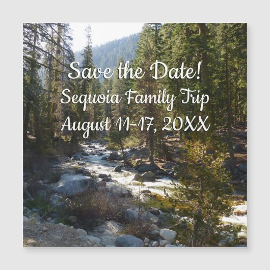 Kaweah rivier in Sequoia National Park (Voorkant)