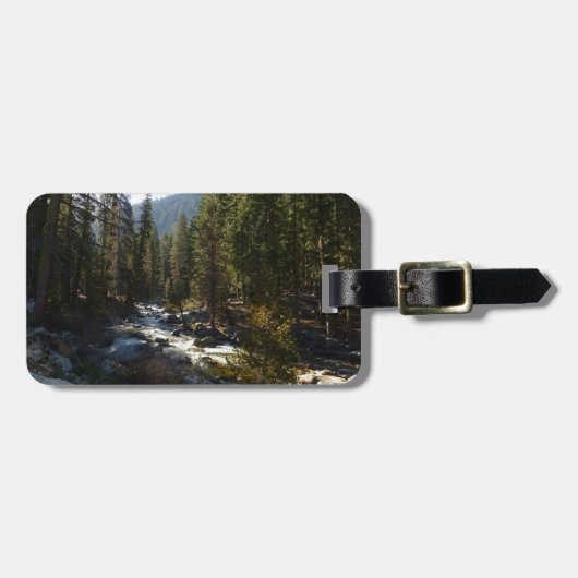 Kaweah rivier in Sequoia National Park Bagagelabel (Voorkant horizontaal)