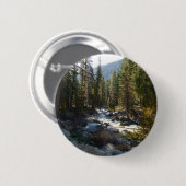 Kaweah rivier in Sequoia National Park Ronde Button 5,7 Cm (Voorkant /achterkant)