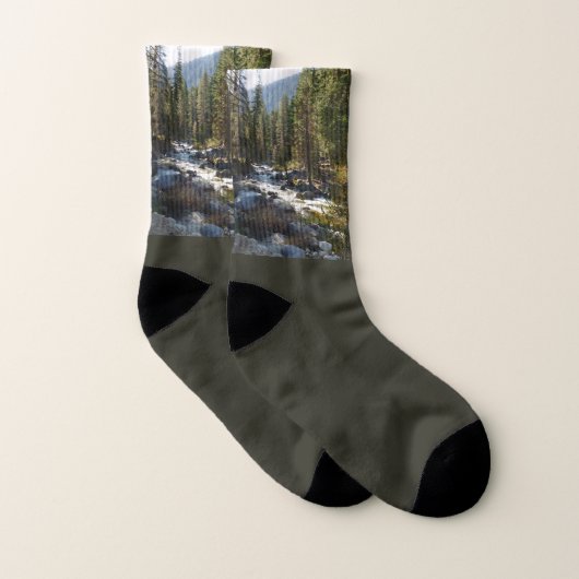 Kaweah rivier in Sequoia National Park Sokken (Paar)