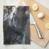 Kaweah rivier in Sequoia National Park Theedoek (Quarter Fold)