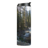 Kaweah rivier in Sequoia National Park Thermosbeker (Gedraaid links)