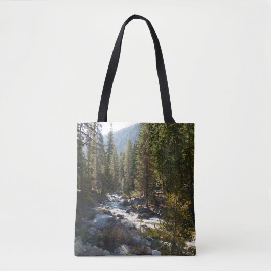 Kaweah rivier in Sequoia National Park Tote Bag (Voorkant)