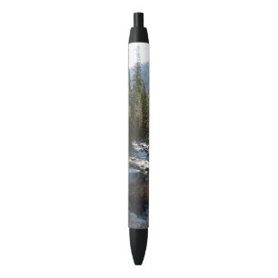 Kaweah rivier in Sequoia National Park Zwarte Inkt Pen