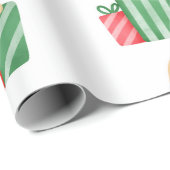 Kaweii Cats in kerststaarten en cadeautjes Cadeaupapier (Rol Hoek)