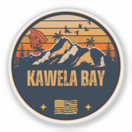 Kawela Bay, Hawaï Sticker