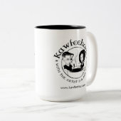 kawfeehaus tweekleurige koffiemok (Voorkant rechts)