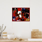 Kawhi Leonard Game Winner Celebration Poster (Keuken)