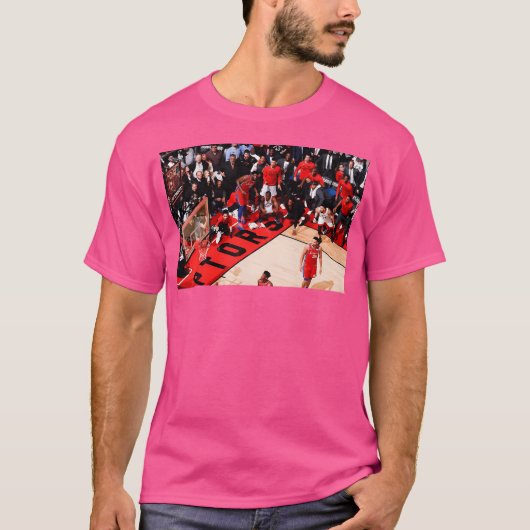 Kawhi schoot Leonard neer T-shirt (Voorkant)