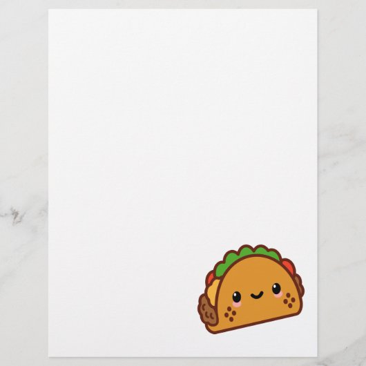 Kawii Taco Face Flyer (Voorkant)