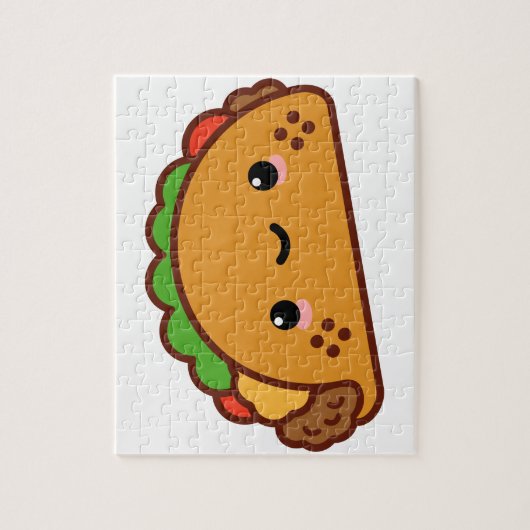 Kawii Taco Face Legpuzzel (Verticaal)