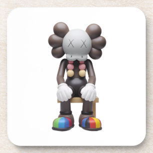 KAWS bij Rest Drank Coaster - Stijlvol gedrukt Bier Onderzetter