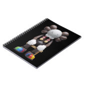 KAWS bij Rest Gedrukt Notitieboek - Unique Artisti (Linkerzijde)